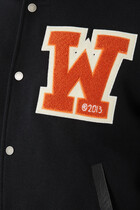 Logo Patch Varsity Jacket